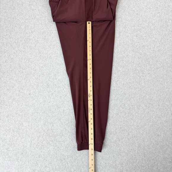 Athleta Brooklyn Lined Joggers Pants Womens Size 14 Maroon Red Athleisure Comfy - Picture 12 of 16